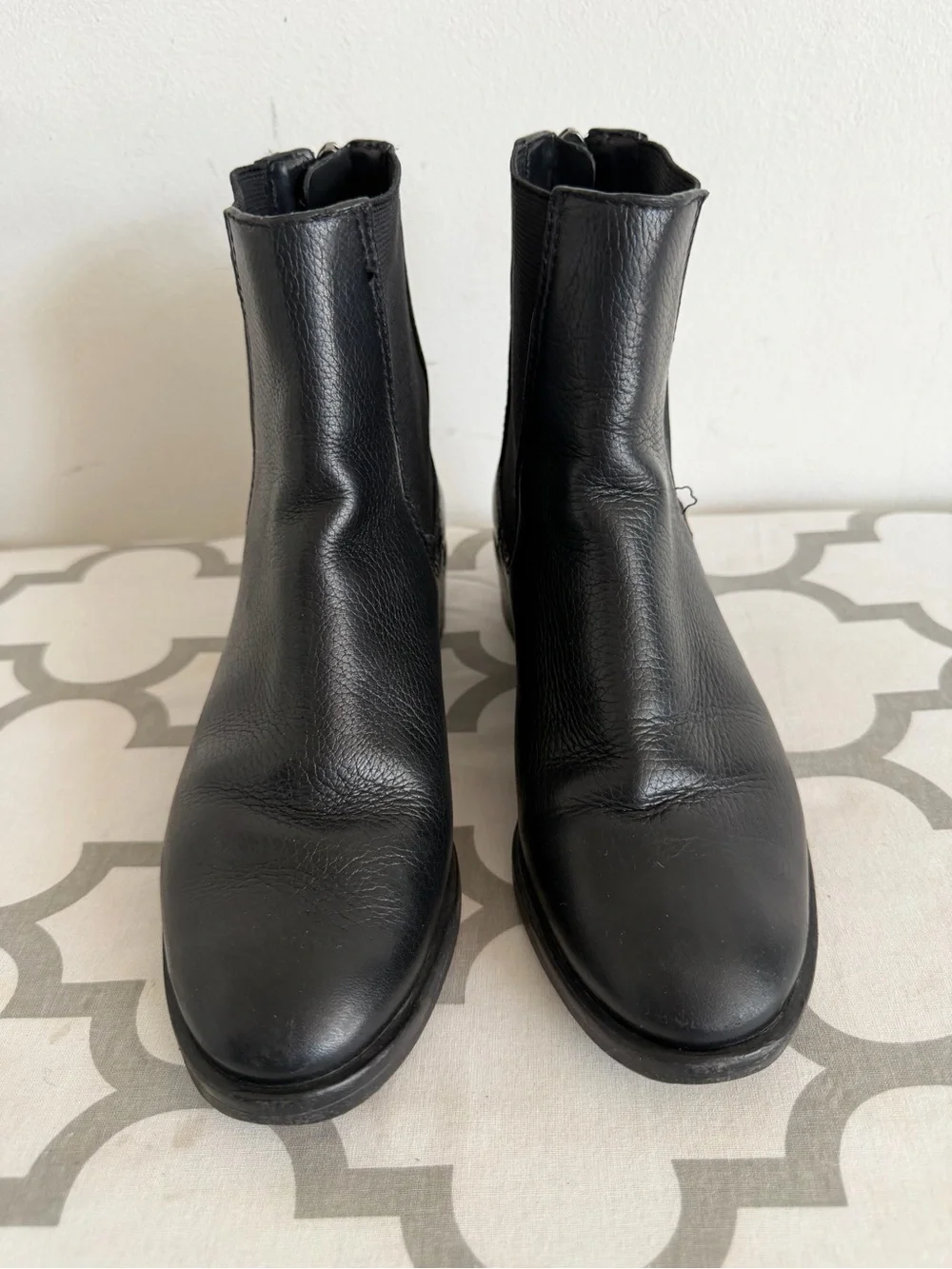 Tory Burch Black Leather Chelsea Ankle Boots